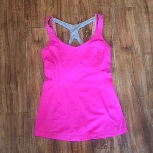 Lululemon Pink/Grey Tank